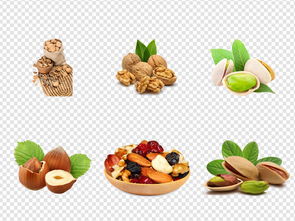 年货新风尚 初级农产品坚果核桃零食特产免扣素材及高清模板促销指南